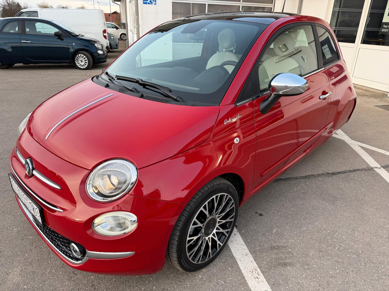 Fiat 500 Dolcevita Ellenator PDC 16 Alu Carplay Pano