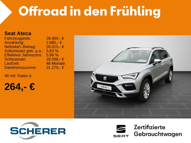 Seat Ateca Style  / Rückfahrkamera / Climatronic / LE