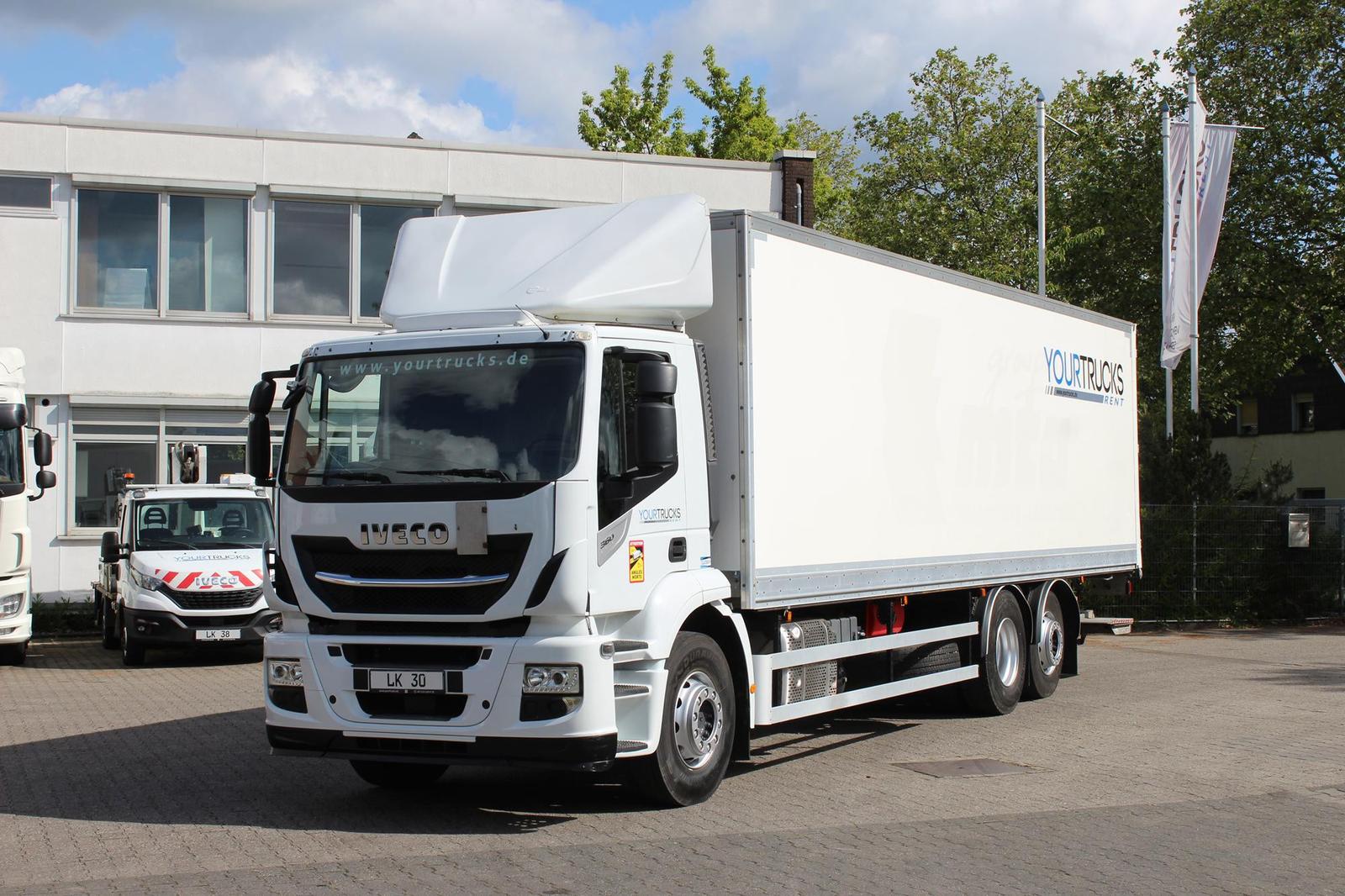 Iveco  Stralis 360 E6 Koffer/Lenkachse/Liftachse/Klima