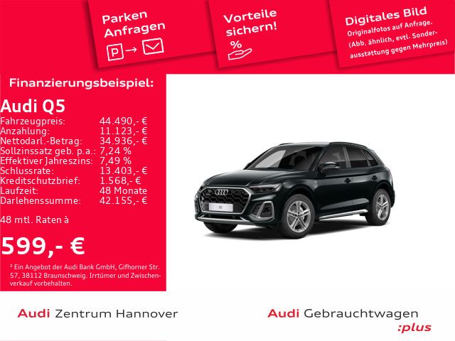 Audi Q5 40 TDI S line AHK LED Kamera virtual Teillede