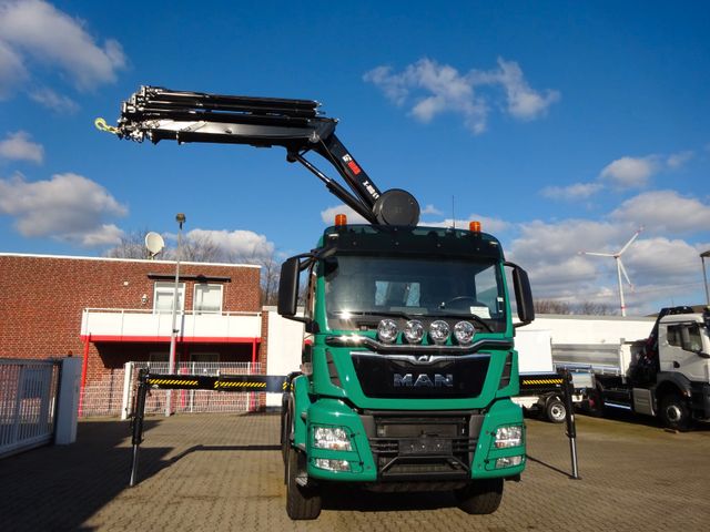 MAN 26.500 TGS SZM + NEU HIAB 258 Kran 7 x Hydr.