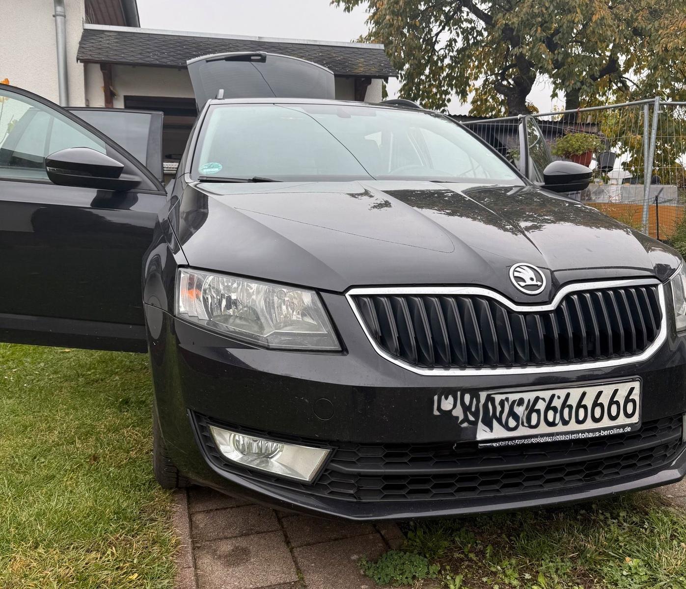 Skoda Octavia 2014 — rear view