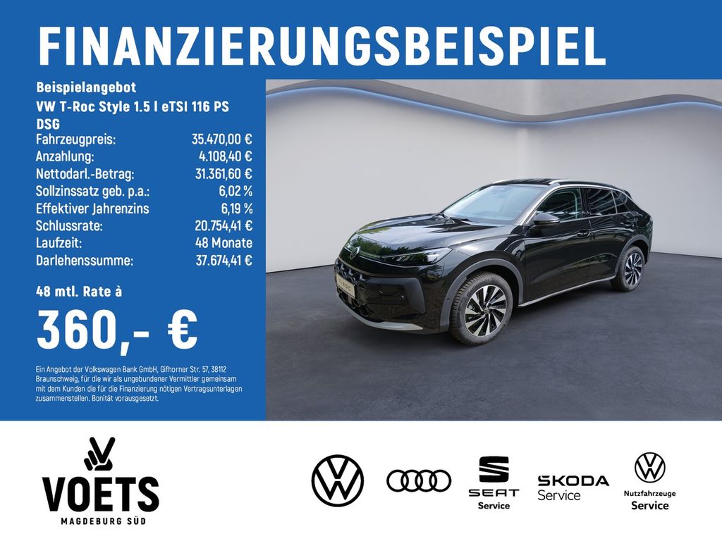 T-Roc Style 1.5 l eTSI 116 PS DSG