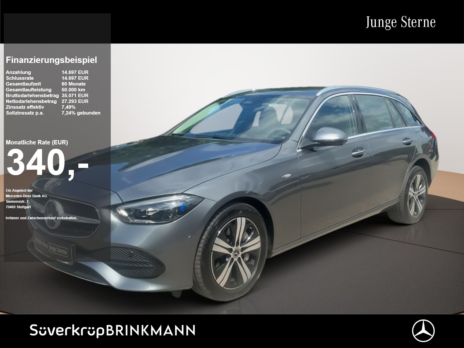 Mercedes-Benz C 300 de T AVANTGARDE PREMIUM MEMO 360 AHK SPUR foto 1