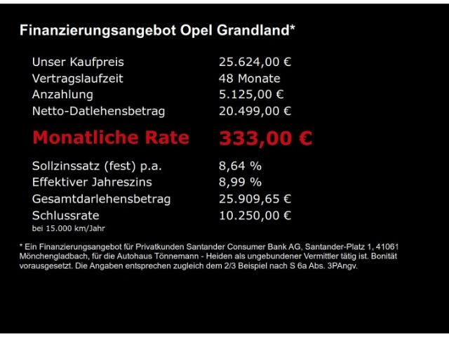 Grandland ELEGANCE+AHK+LED MATRIXLICHT+NAVI+360 