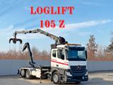 Mercedes-Benz ACTROS 2542 * ABROLLKIPPER * LOGLIFT 105 Z * TOP - Mercedes-Benz Kommunalfahrzeug