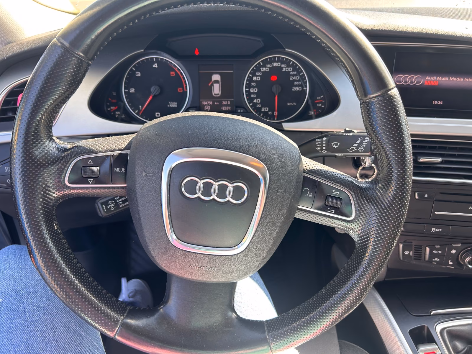 Audi A4 2011 — rear view