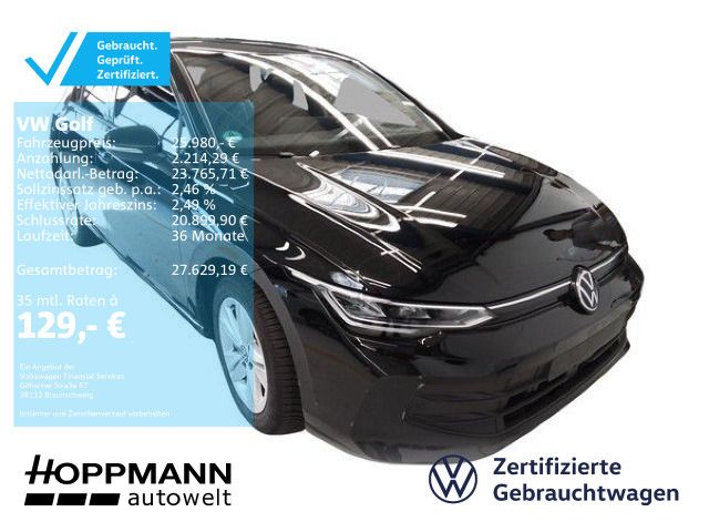 Volkswagen Golf VIII nza 1.5 TSI Kamera ACC App-Connect