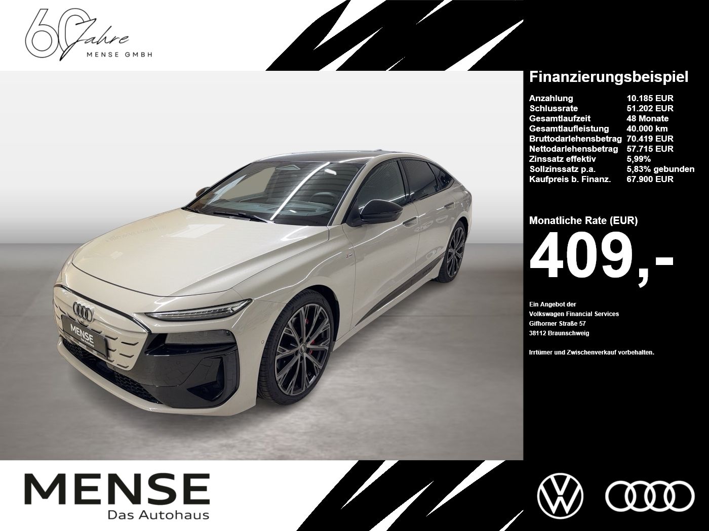 Audi A6 Sportback e-tron quattro B&O AHK HUD Luft ACC