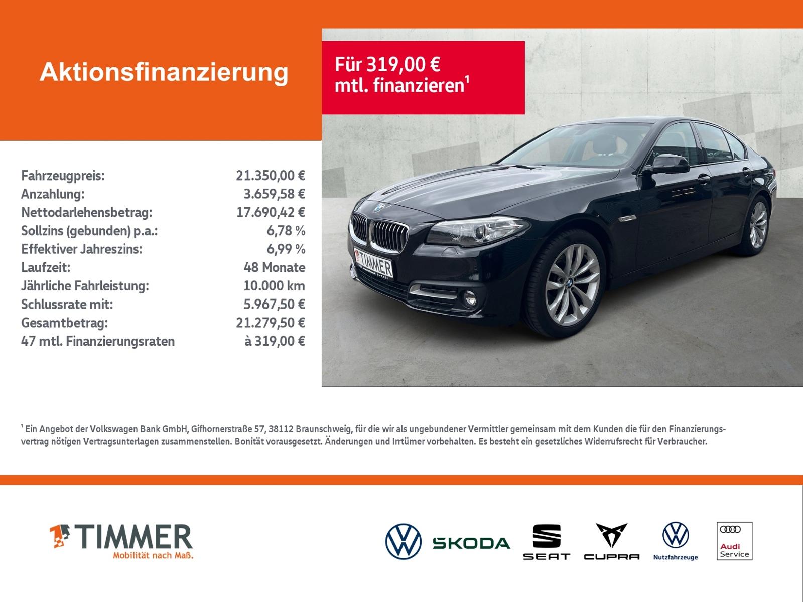 BMW 520d 140KW (190PS)*NAVI*AUTOMATIK*AHK*LEDER*PDC*