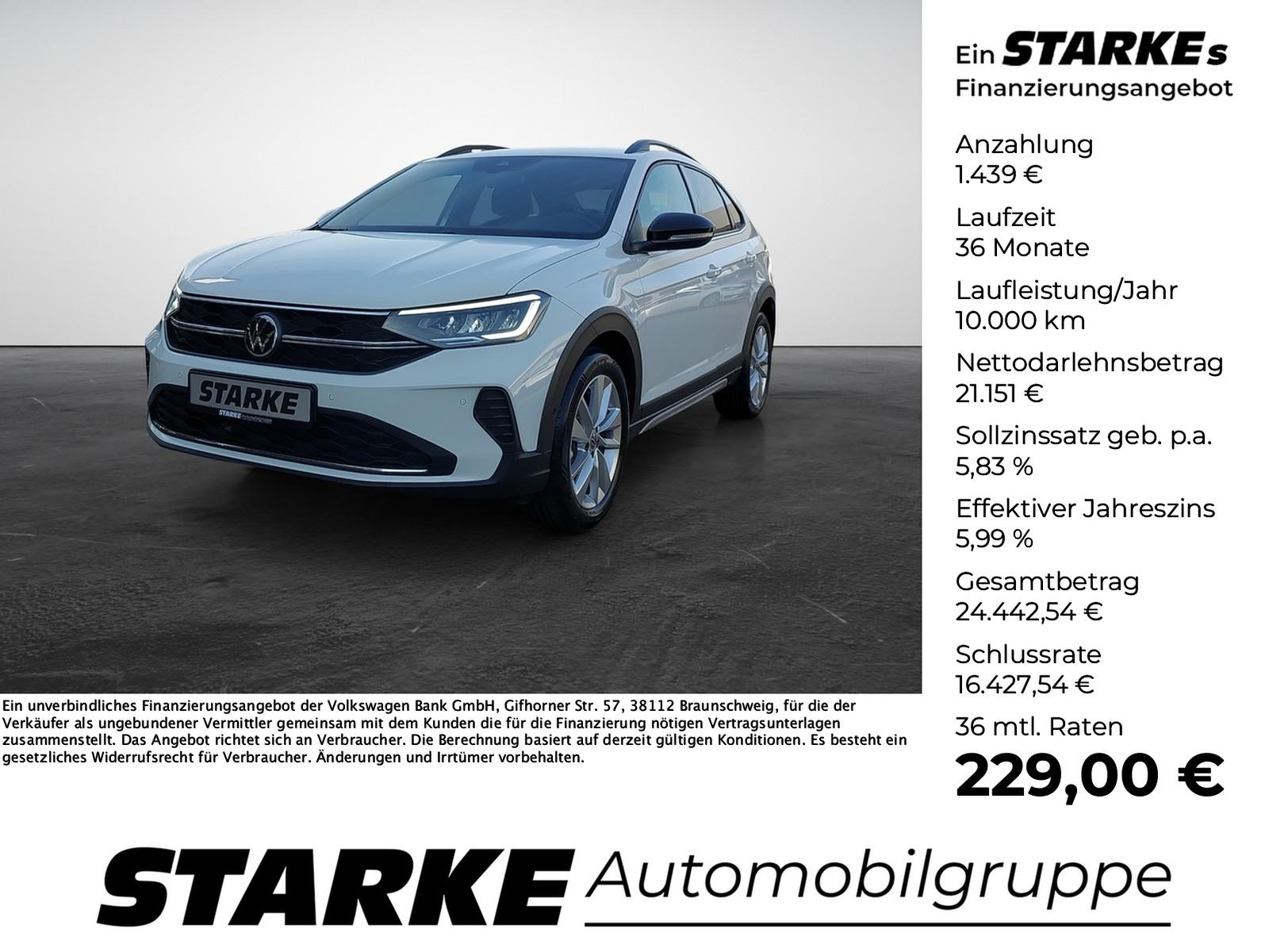 Volkswagen Taigo 1.0 TSI Energy Navi LED Kamera PDC LM Tem
