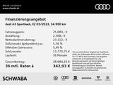 Audi A3 Sportback 35 TDI S tronic *AHK*SPUR*NAVI*16'' - Audi A3: Automatik