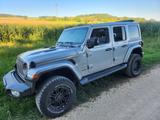 Jeep Wrangler 2.0 T-GDi Unlimited Sahara Automati... - silberne Jeep Wrangler