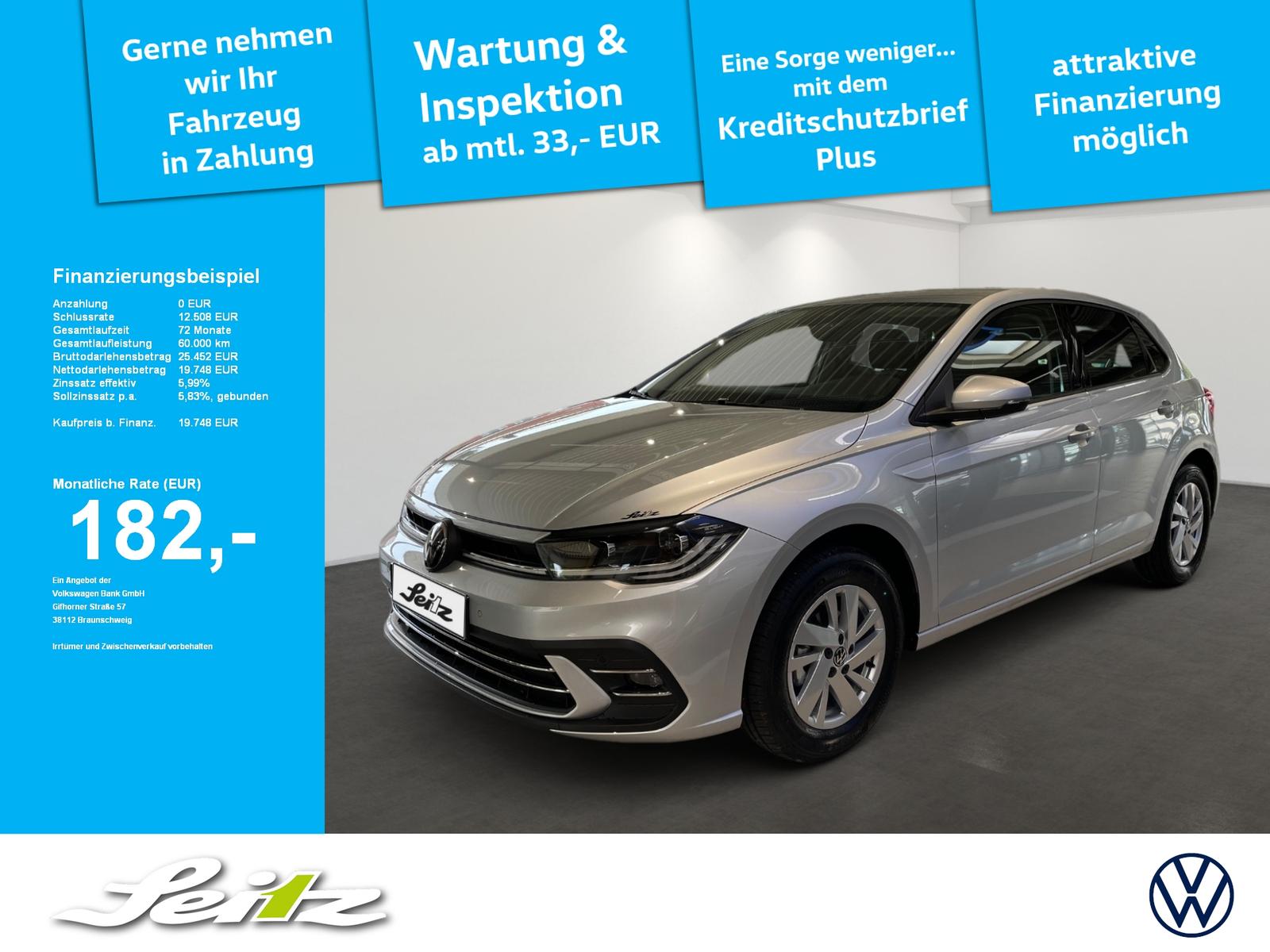 Volkswagen Polo VI 1.0 TSI Style *MATRIX*PARKSENSOR*SITZH*