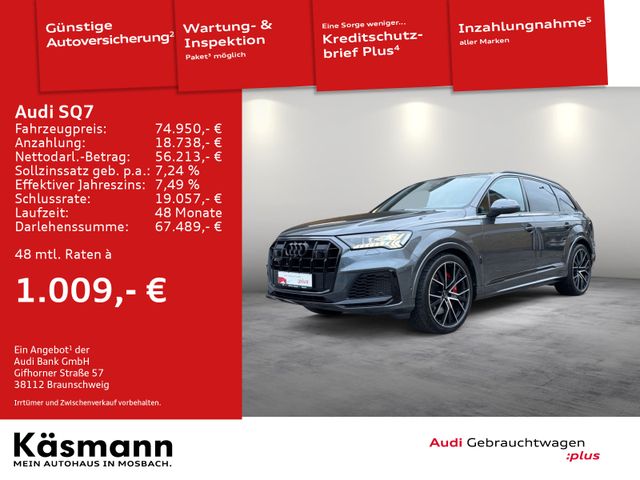 Audi SQ7 4.0TFSI quattro 7SITZ AHK LASER LUFT PAN HUD