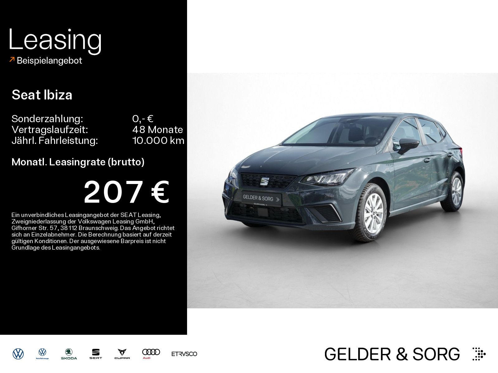Seat Ibiza  1.0 MPI Style RFK*Klima*LED*GRA*Bluetooth