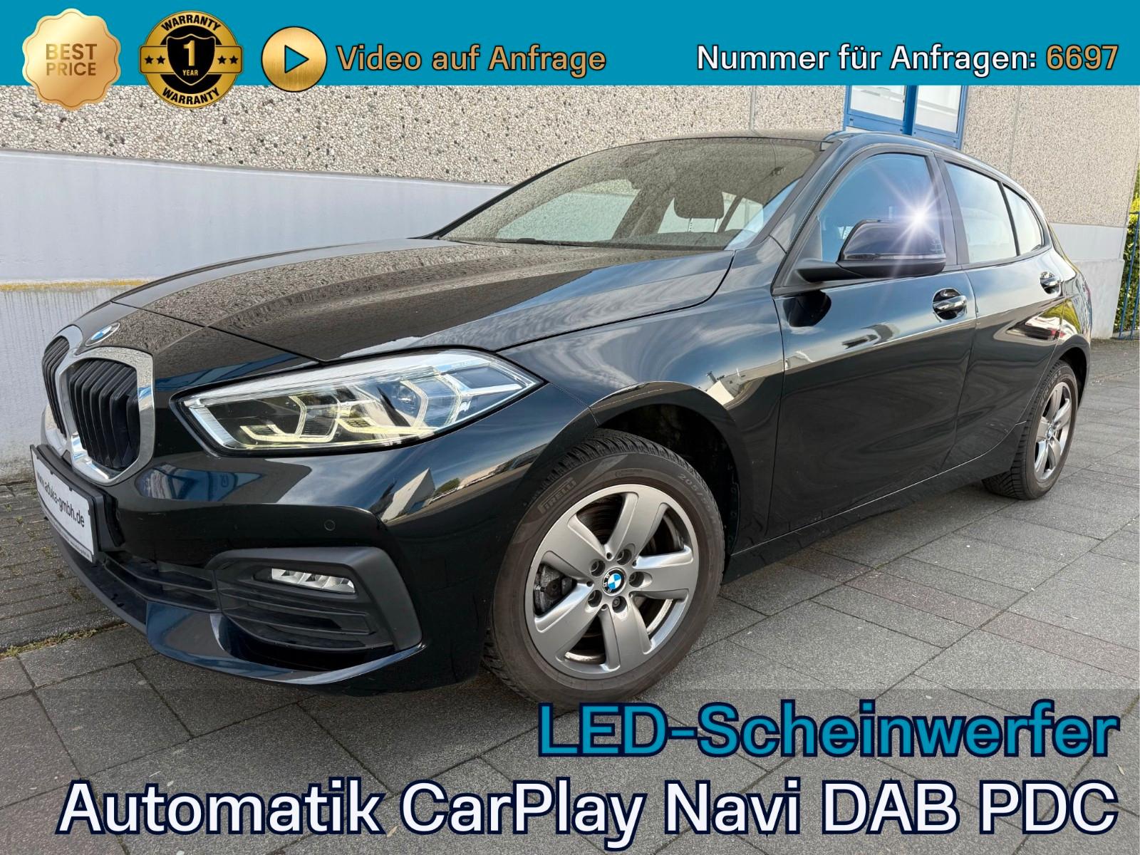 BMW 116d Advantage Automatik LED CarPlay Navi PDC
