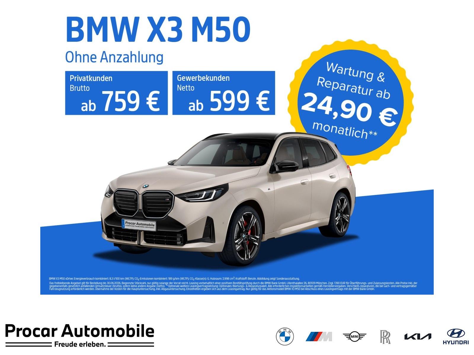 BMW X3 M50 xDrive M Sport NAVI LED Sound Syst. DAB