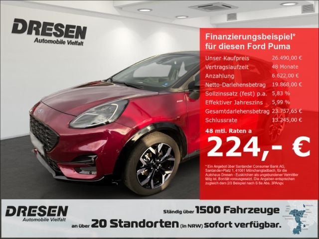 Ford Puma 1.0 ST-Line X MHEV 155PS Navi LED AHK Klima