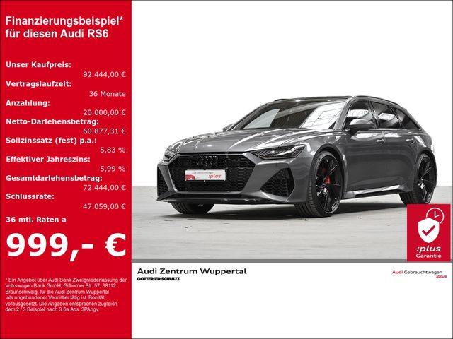 Audi RS6 Avant 4.0TFSI LUFT AHK PANO B&O GARANTIE SIT