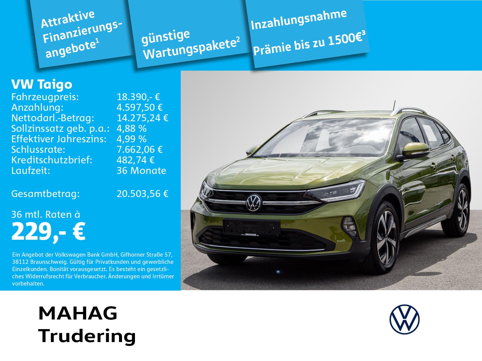 Volkswagen Taigo Style 1.0 TSI IQ.Light ParkAssist App DC 6