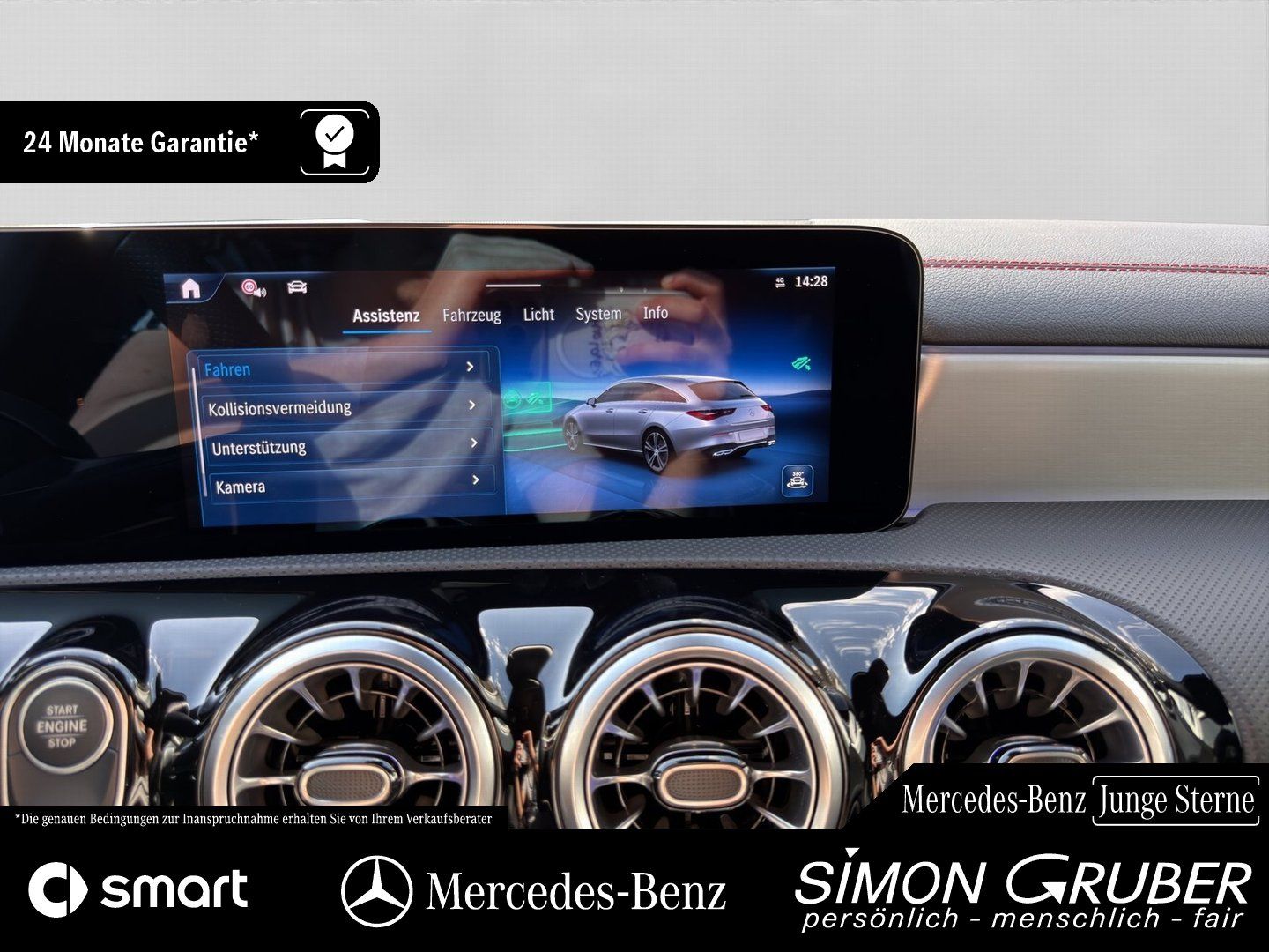 Fahrzeugabbildung Mercedes-Benz CLA 250 e SB AMG Night Burm Multibeam 360