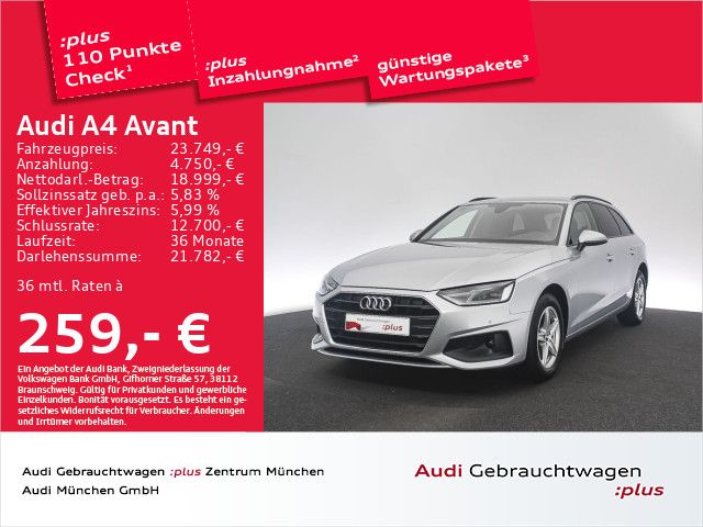 Audi A4 Avant 30 TDI S tronic Navi+/PDC+/DAB