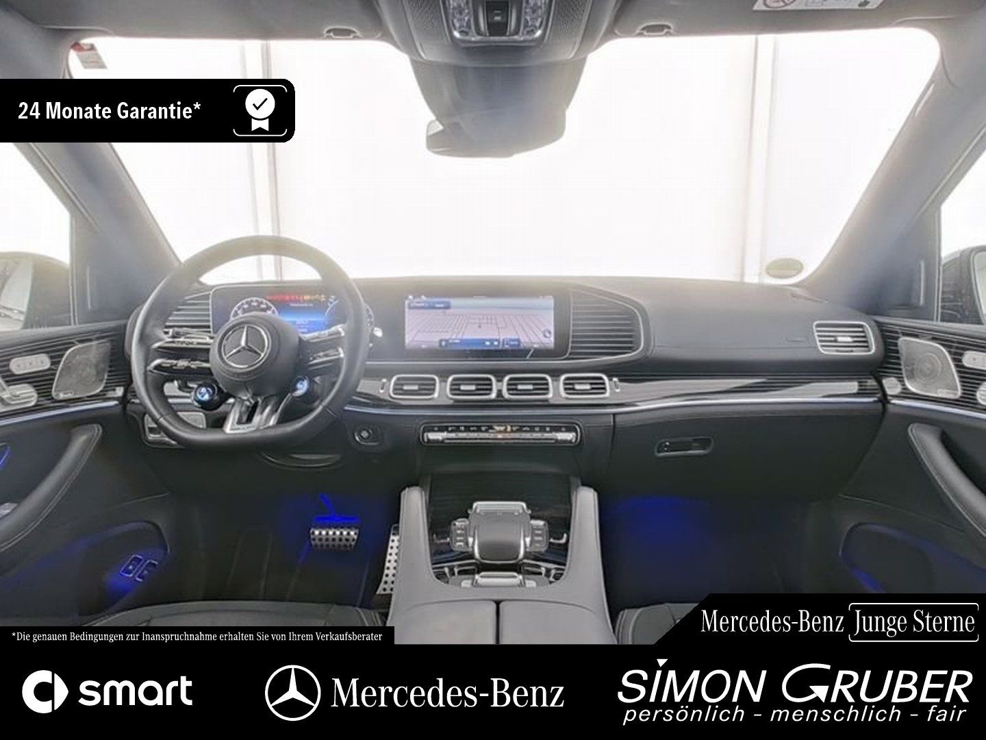 Fahrzeugabbildung Mercedes-Benz GLE 53 Hybrid 4M AMG Premium+ Night Nappa 22Zoll