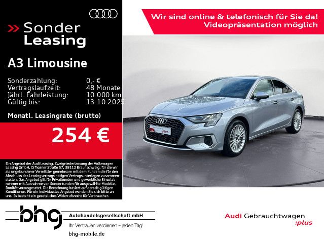 Audi A3 Limousine 35 TFSI advanced LED/MMI/Interface/