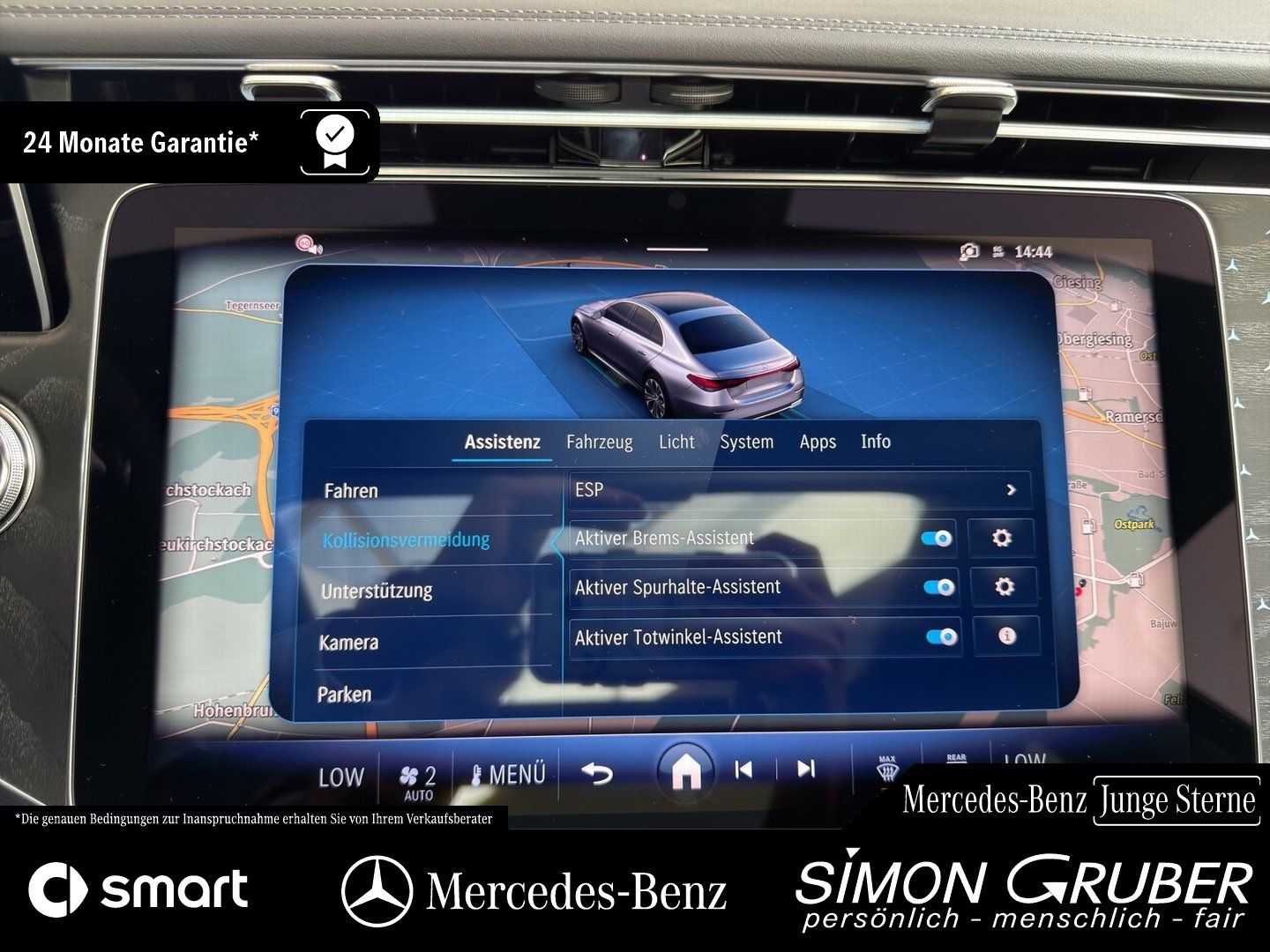Fahrzeugabbildung Mercedes-Benz E 400 e AMG Pano Burm4D Fahrass+ Airmatic Sitzkl