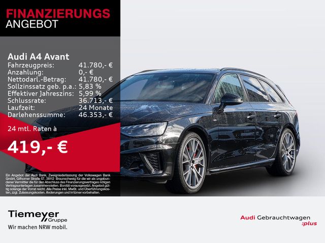 Audi A4 Avant 40 TFSI Q 2x S LINE LM19 KAMERA NAVI+ V