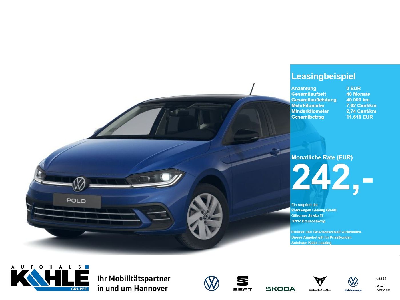 Volkswagen Polo 1.0 TSI DSG Style CarPlay Pano Black Roof M