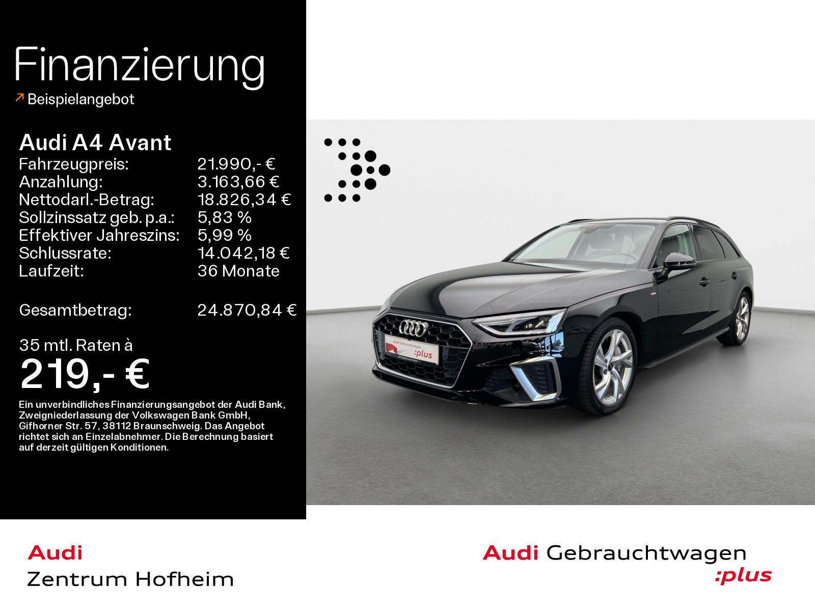Audi A4 Avant S line 40 TDI S tronic *PDC*LED*NAV*KAM