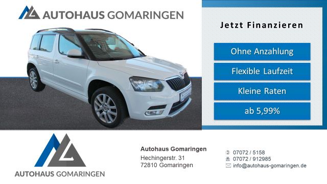 Skoda Yeti Elegance 4x4 DSG*AHK*PANORAMA*8-fach*PDC