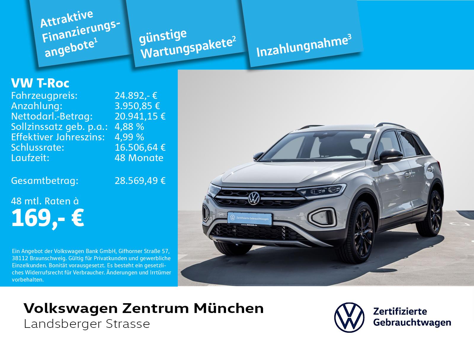 Volkswagen T-Roc Style 1.5 TSI BlackStyle AHK ACC LED+ IQ.D