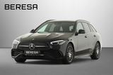 Mercedes-Benz C 200 d T AMG Night Standhz Pano AHK Memory - mit Diesel-Antrieb: Schwarz, Teilleder, Sitzheizung, Kombi, mit Klimaautomatik
