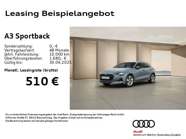 AUDI A3 Sportback 35 TFSI Adv. S tronic *ACC*R-CAM*