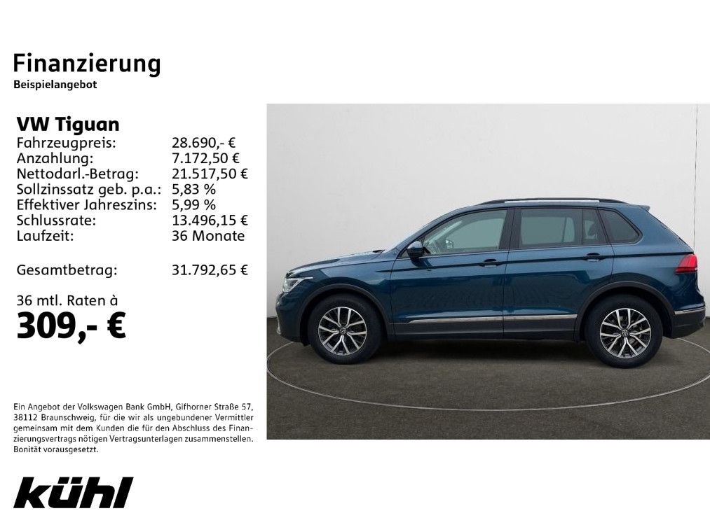 Volkswagen Tiguan 2.0 TDI DSG 4M Life Navi AHK Pano Standhz foto 2