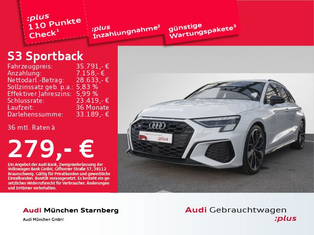 Audi S3 Sportback TFSI qu. Matrix LED Navi DAB B&O S