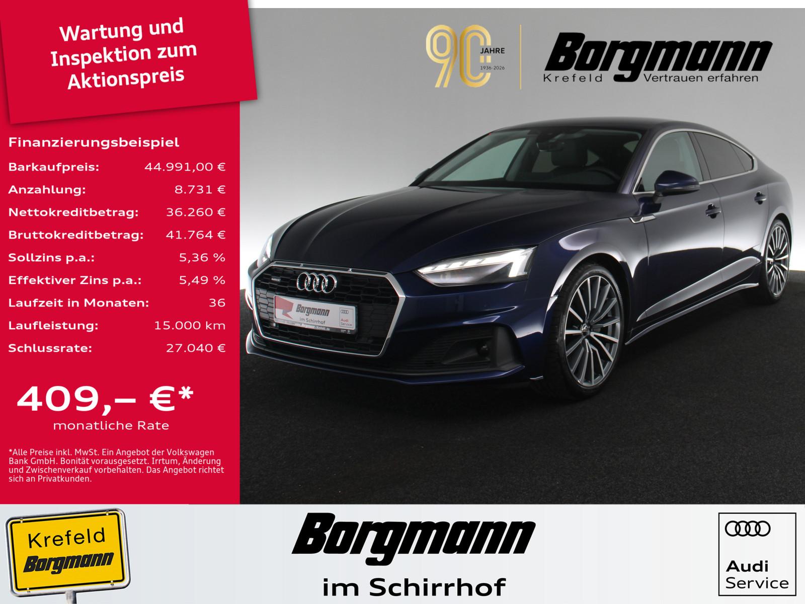 Audi A5 Sportback 40 TDI quattro AHK MATRIX-LED B&O