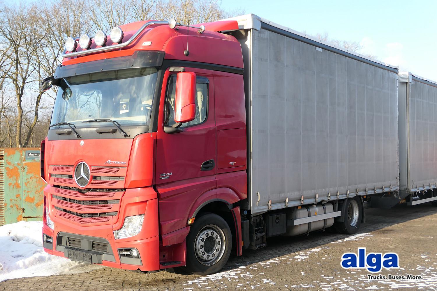 Mercedes-Benz 1842 L Actros 4x2, Jumbo-Zug, Retarder, Klima