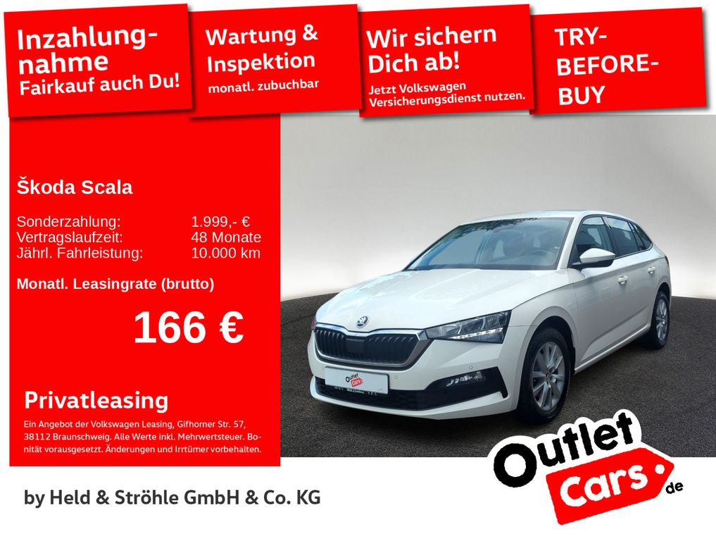 Skoda Scala Ambition 1.0 TSI LED NAVI PDC SHZ APP DAB+
