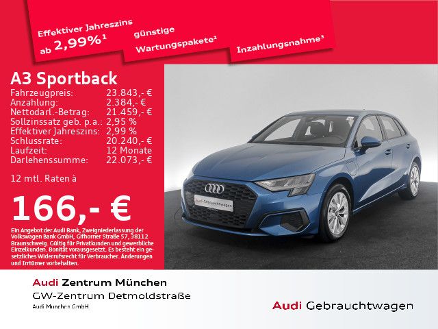 Audi A3 Sportback 40 TFSI e S tronic Navi+/Virtual+/P