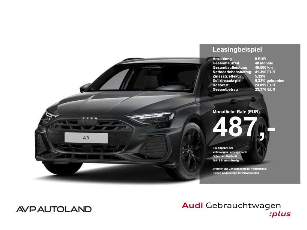 A3 Sportback 150 kW TFSIe S tronic S line | MMI+