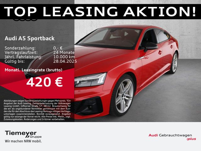 Audi A5 Sportback 45 TFSI Q 2x S LINE LM20 LEDER MATR