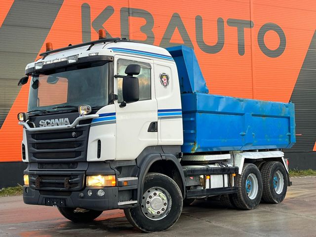 Scania R 560 6x4 RETARDER / FULL STEEL / DRUM BRAKES / 