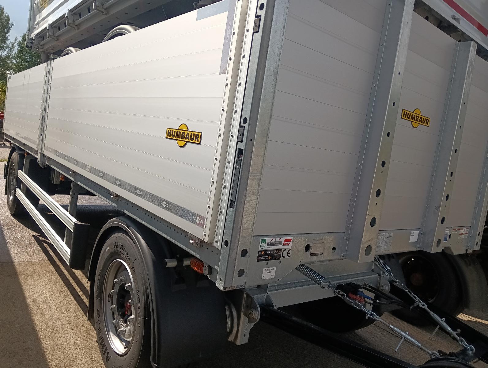Humbaur Baustoff HD187124 7,1mBordwand eloxiert+VERZINKT