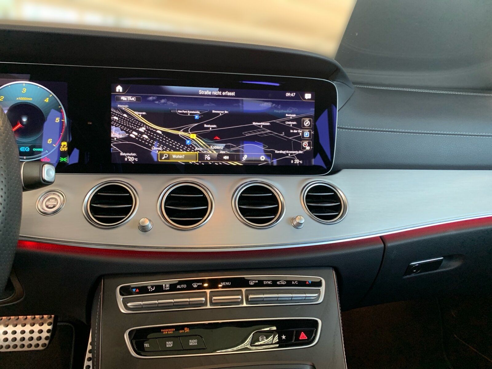 Mercedes-Benz E 220 d Limousine AMG NIGHT AHK PANO 360°KAM foto 9