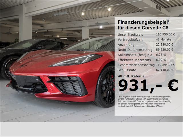 Corvette C8 Stingray Coupe 6.2 V8 3LT Voll Z51 Lift Magne