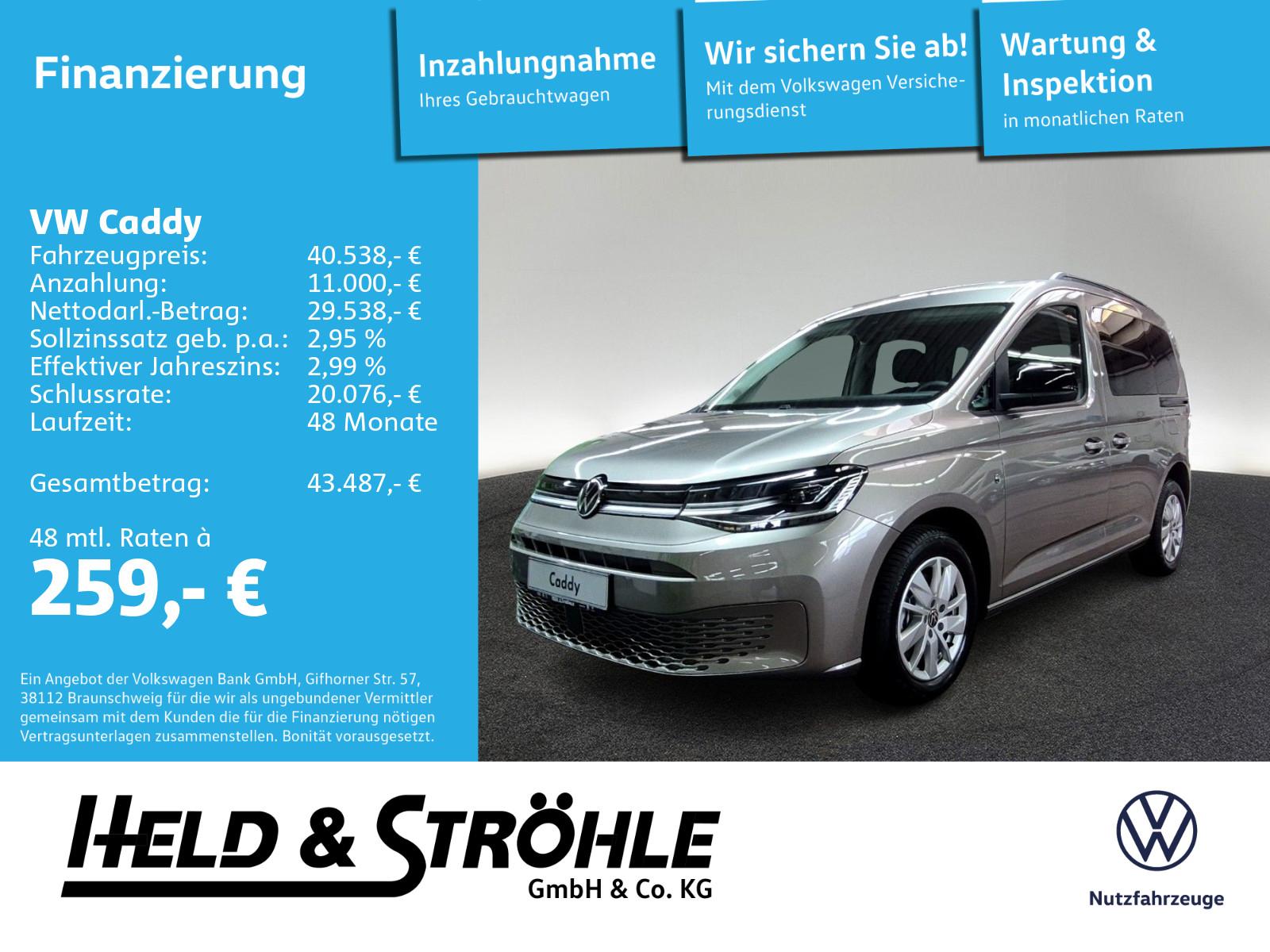 Volkswagen Caddy Life 2.0TDI DSG AHK-VORB. LED SHZ !AKTION!